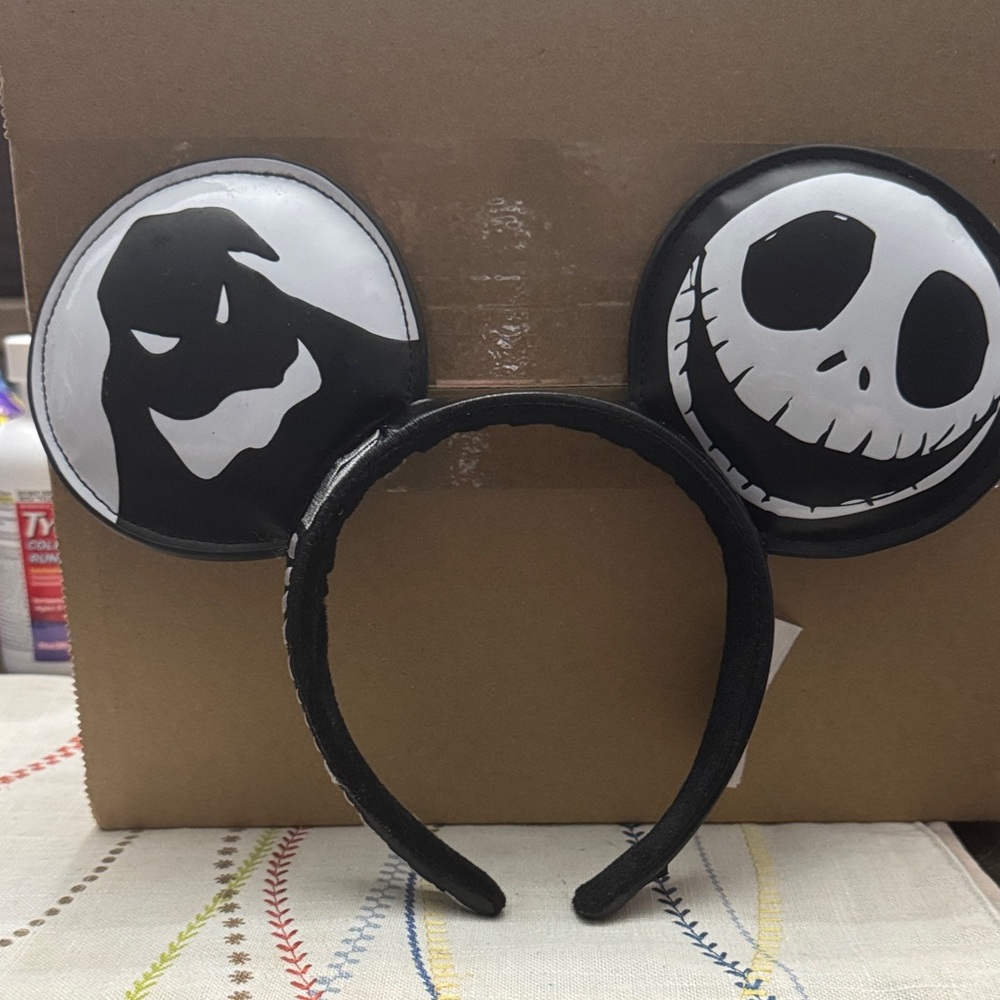 Disney Black and White Halloween Headband